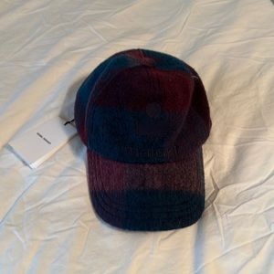 Isabel Marant plaid wool baseball hat